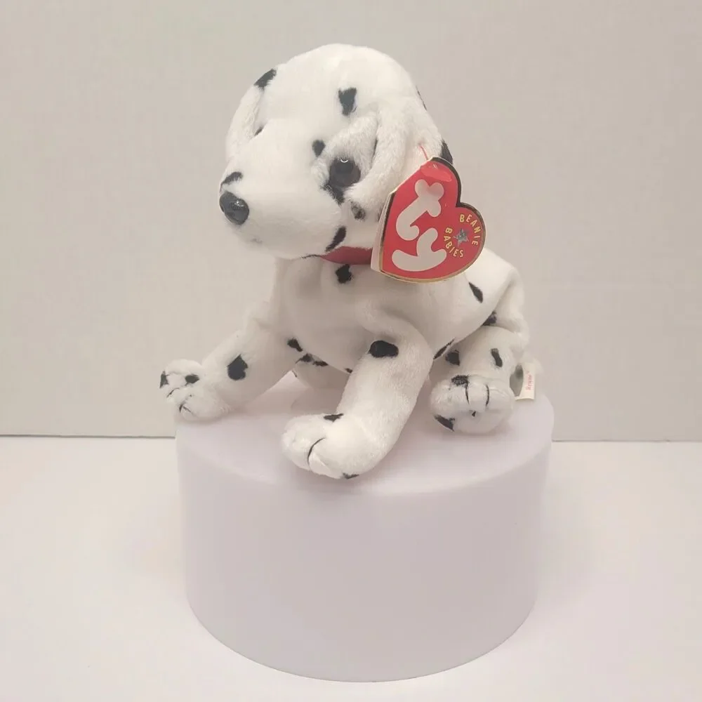 Ty Beanie Baby Rescue FDNY Dalmatian Dog 2001